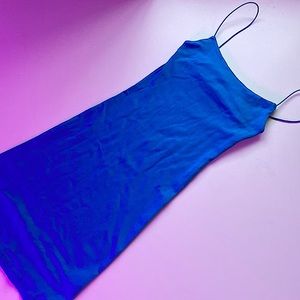 Zara Mini Dress Cobalt Blue Size Small